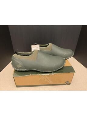 New! Mens Muck Boot Muckster II Low Plain Toe Slip On Green Casual Boots. SZ 12.